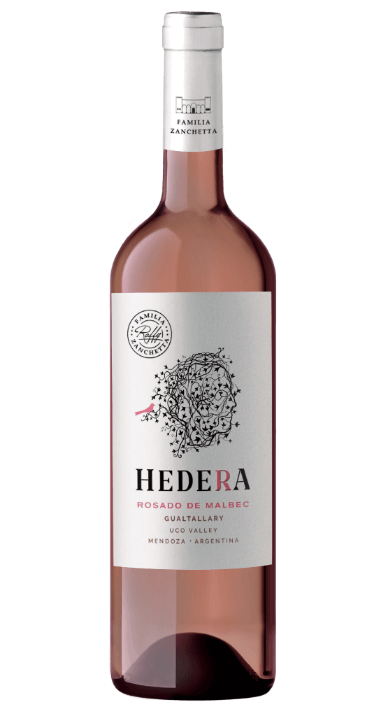 Botella Hedera Rosado de Malbec, Gualtallary, Valle de Uco